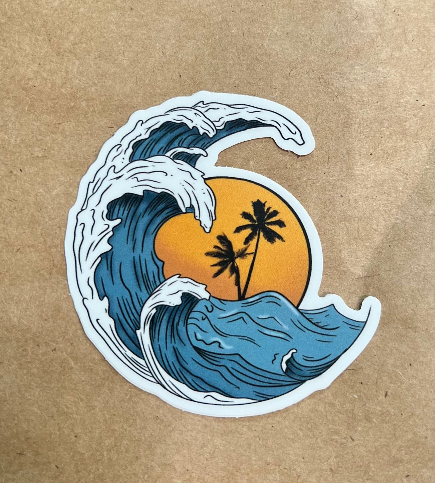 Waterproof Vinyl beach sticker