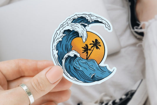 Waterproof Vinyl beach sticker